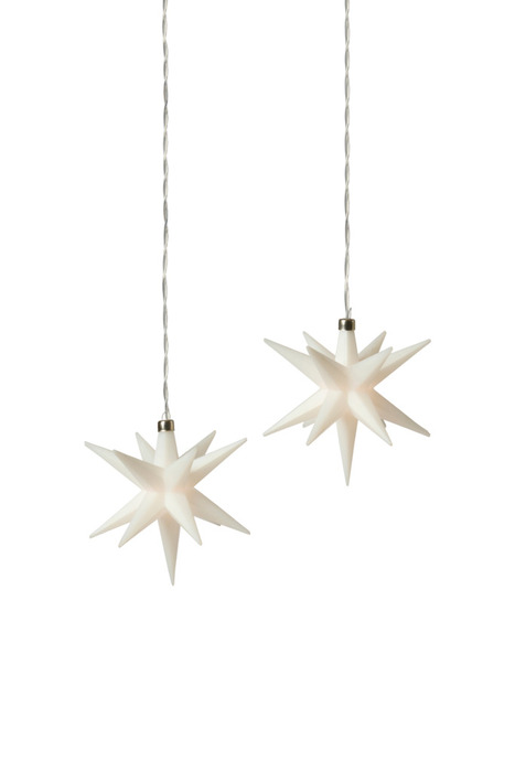 Julstjärna LED Ø12 cm 2-pack Stemning